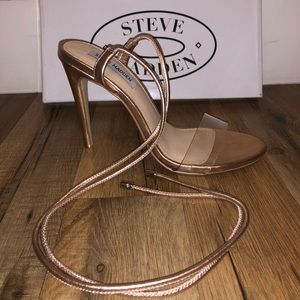 Steve Madden rose gold stilettos
